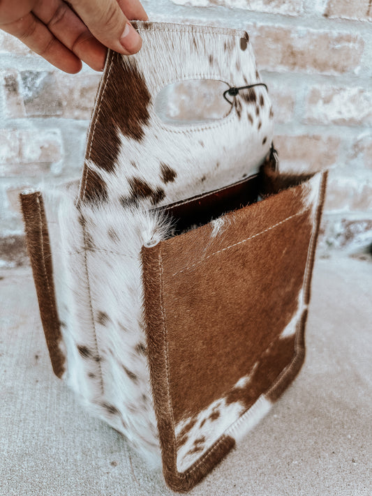 Cowhide 6 Pack Holder