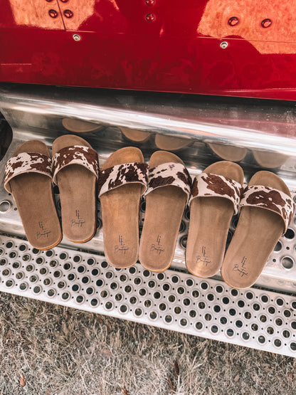 Cowhide Slides x L&L