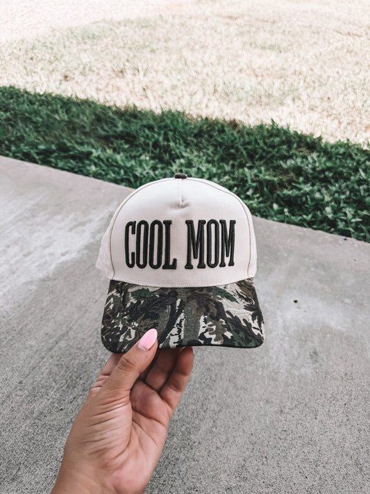 Cool Mom Trucker Hat - Camo
