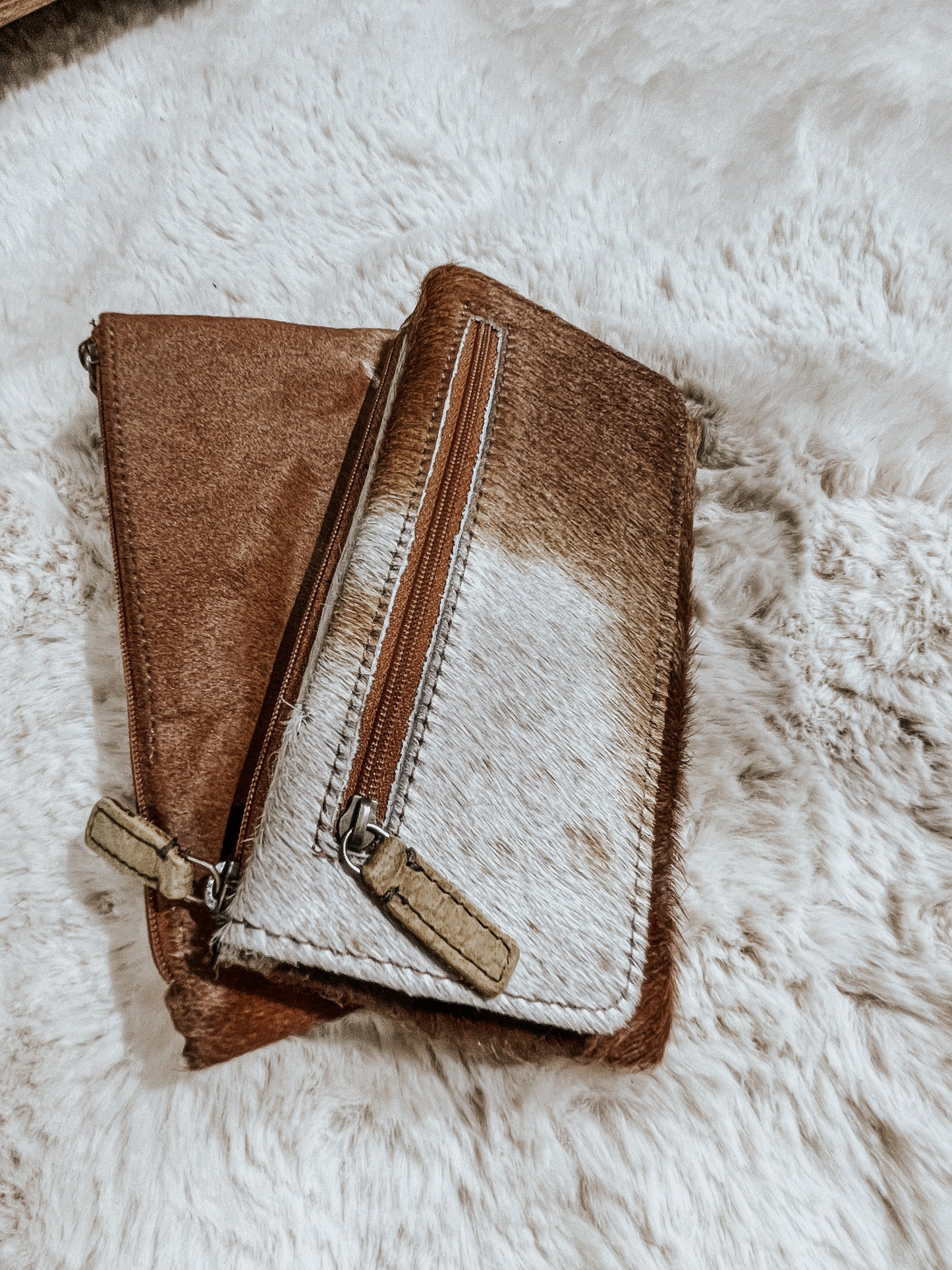 Wildfire Cowhide Wallet in Brown