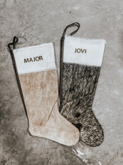 Cowhide Stocking