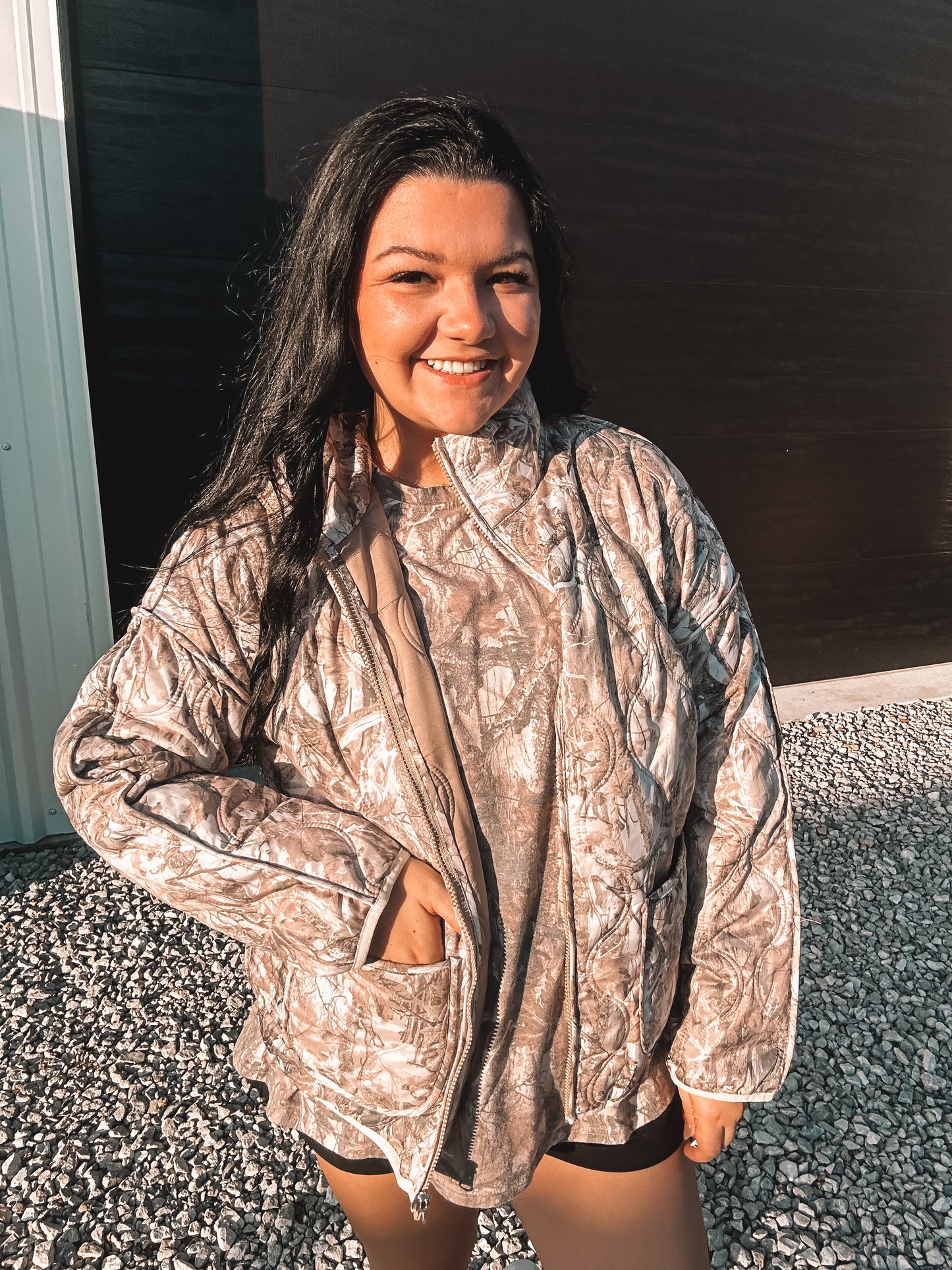 Cloud Jacket in Leafy Camo