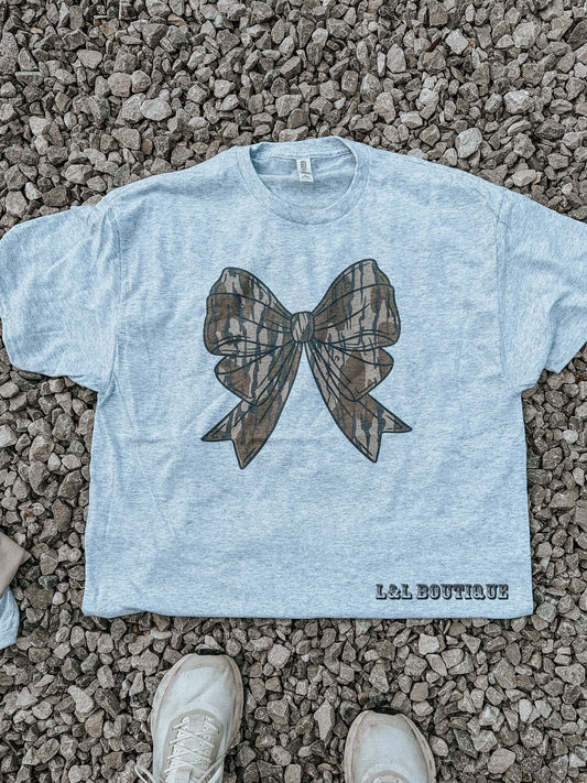 Camo Bow Tshirt