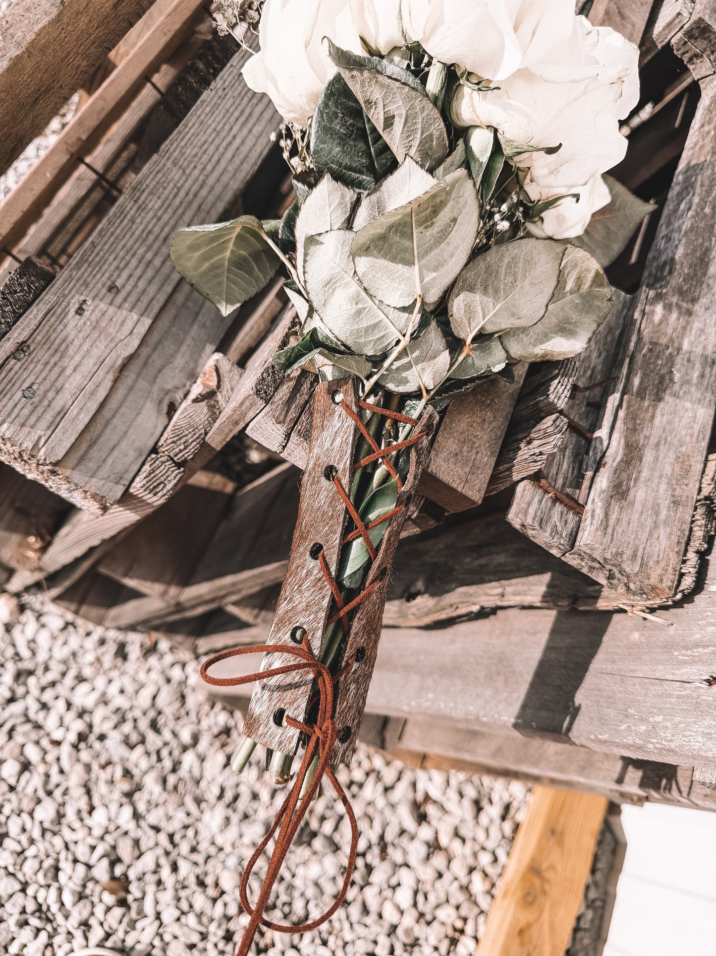 Cowhide Bouquet Wrap