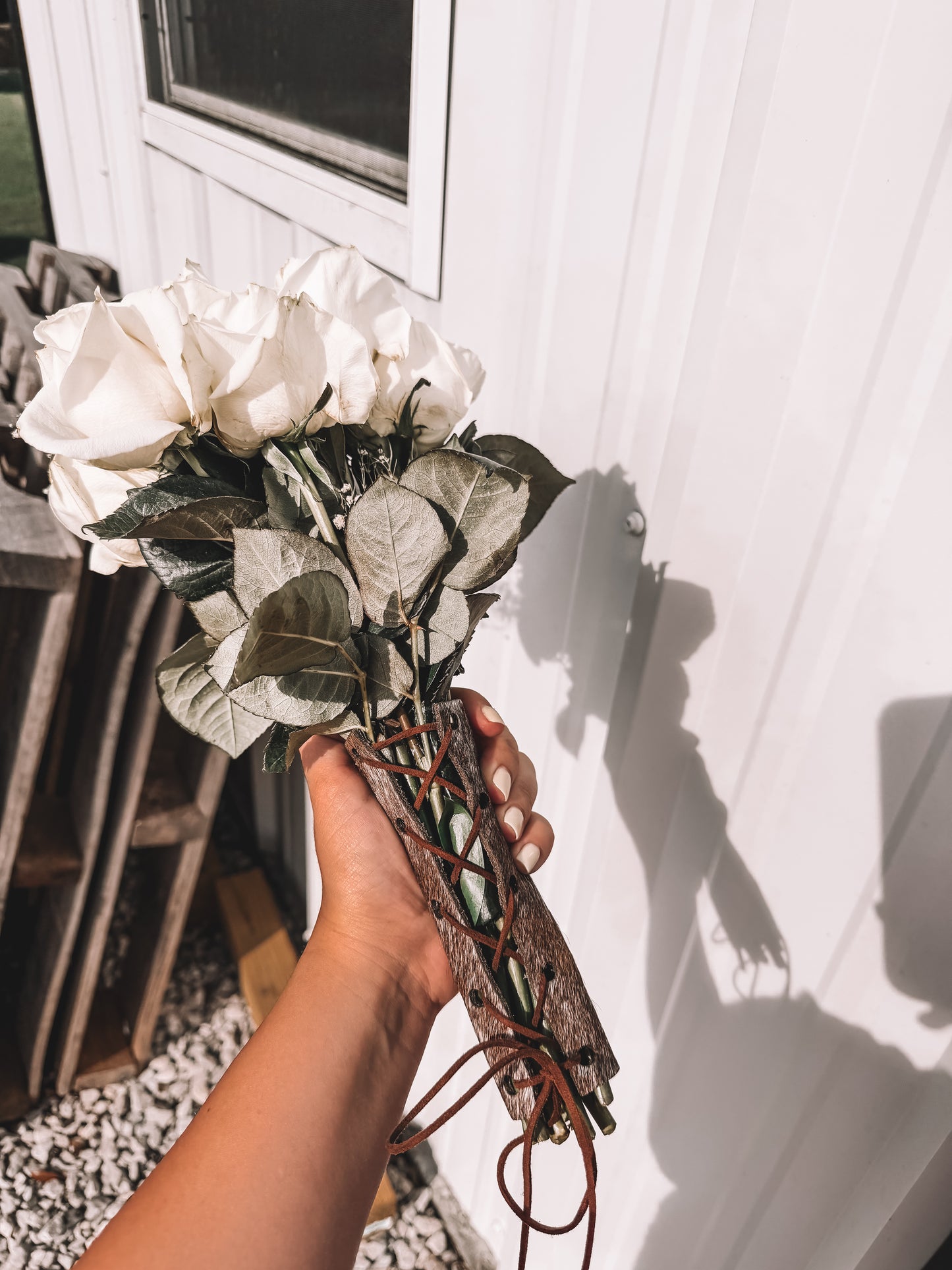 Cowhide Bouquet Wrap