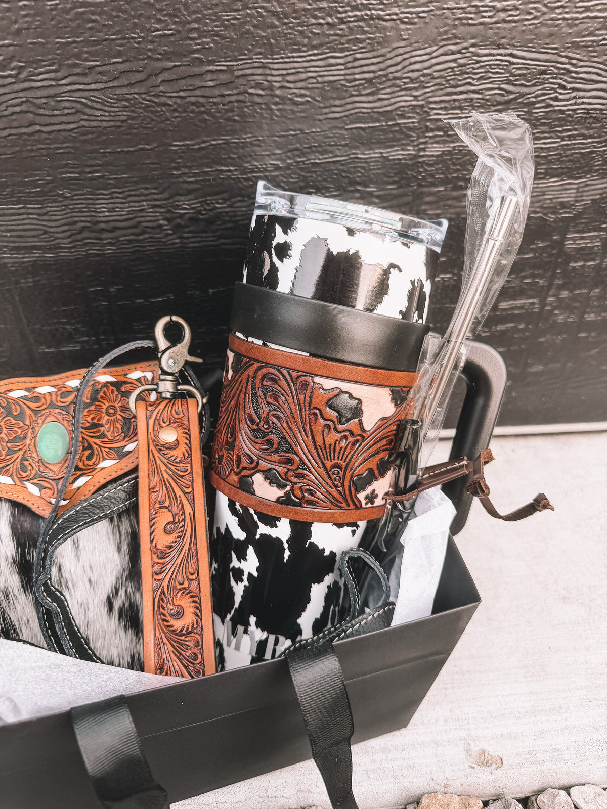 Wyoming Crossbody Keychain Bundle