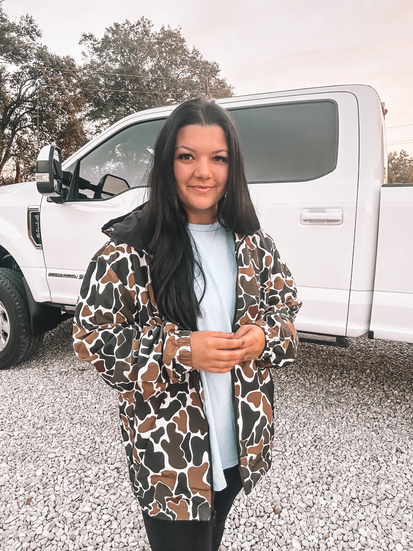 Camo Rain Coat PREORDER