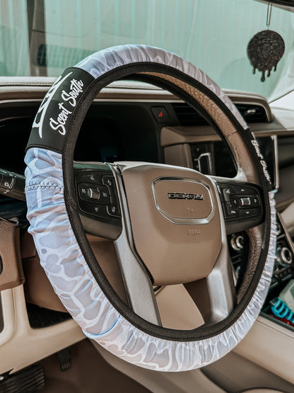 Ice Camo Steering Wheel Cover