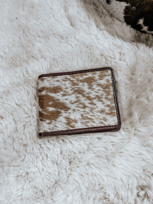 Cowhide Flip Wallet
