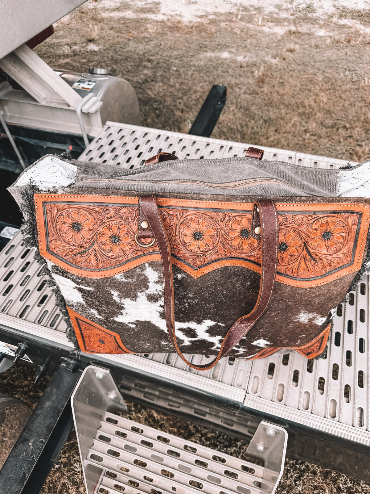 Cartright Cowhide Weekender Bag