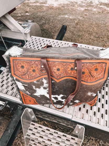 Cartright Cowhide Weekender Bag