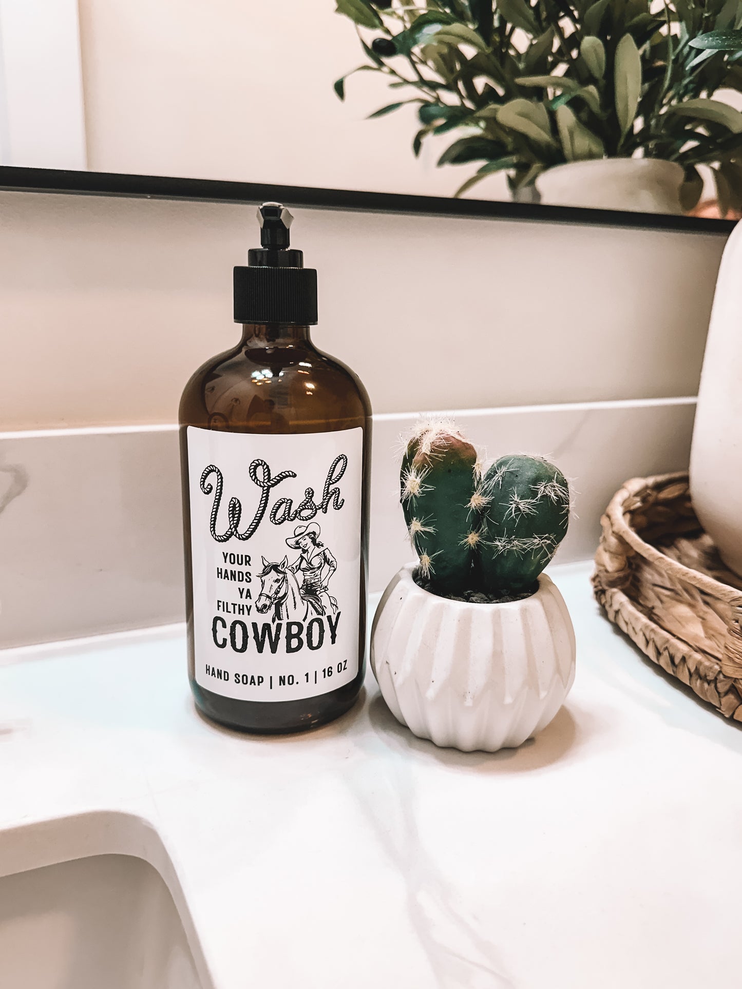 Filthy Cowboy Soap Dispencer