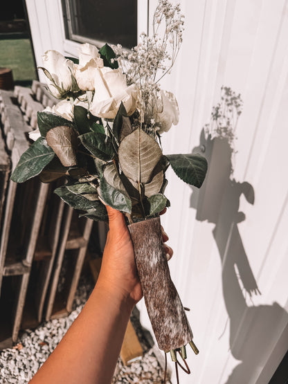 Cowhide Bouquet Wrap