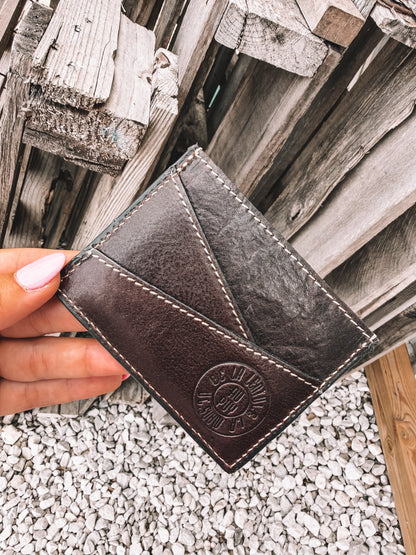 Penumbra Tooled Leather Card Holder