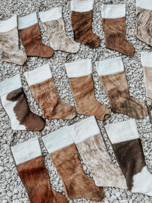 Cowhide Stocking
