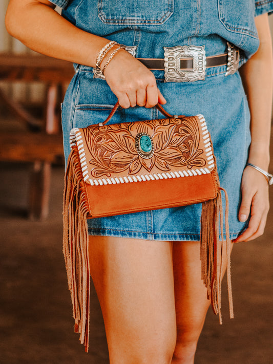 Loyal West Saddle Luxe Purse