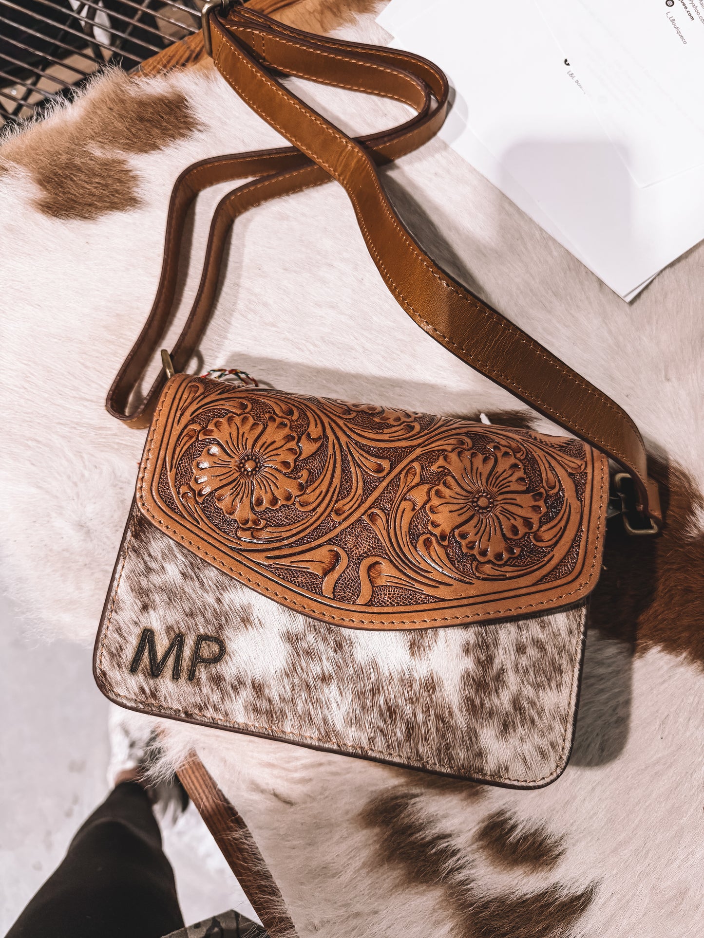 Bridle Cowhide Crossbody