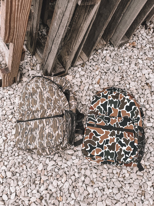 Camo School Backpack