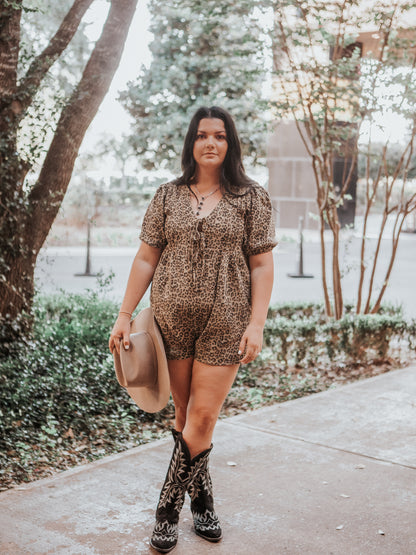 Leopard Romper