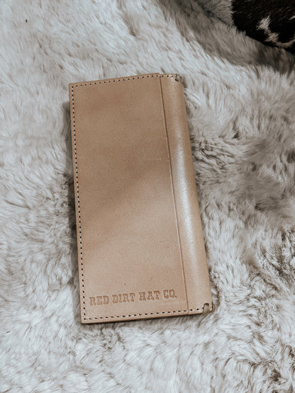 Red Dirt Leather Wallet - Tall