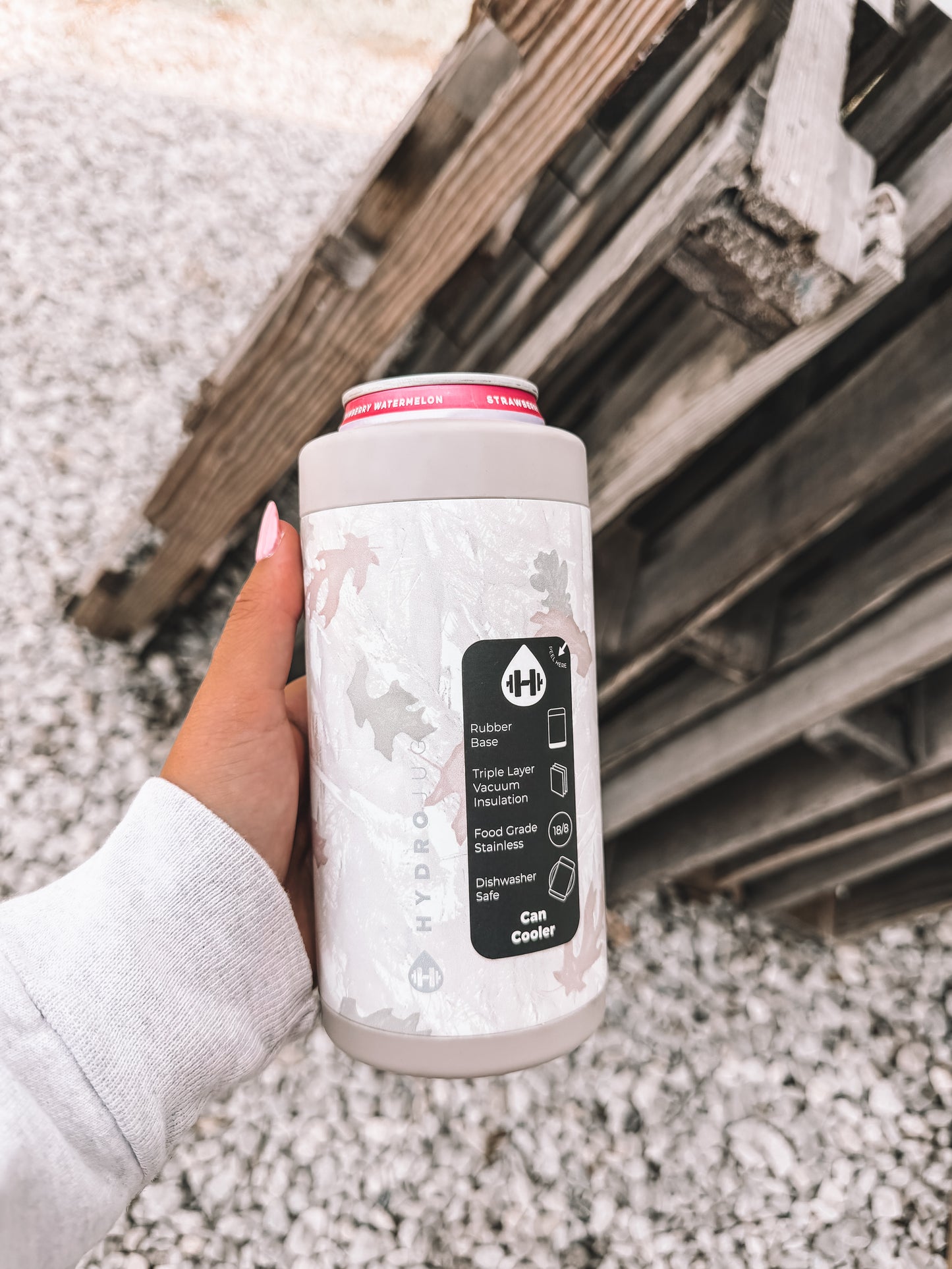Snow Camo Hydrojug Koozie
