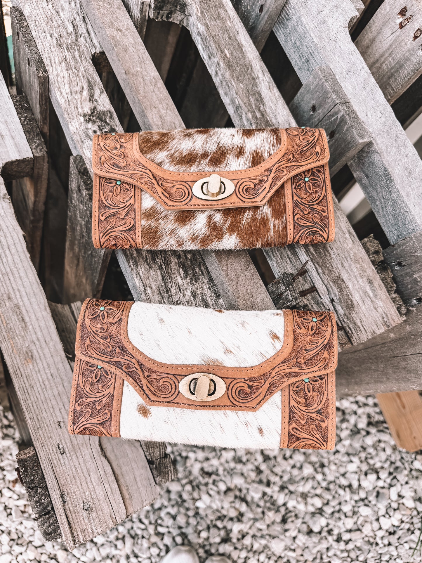 Fern Cowhide Wallet
