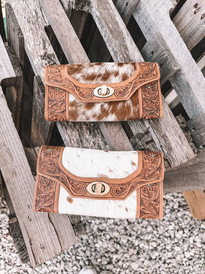Fern Cowhide Wallet