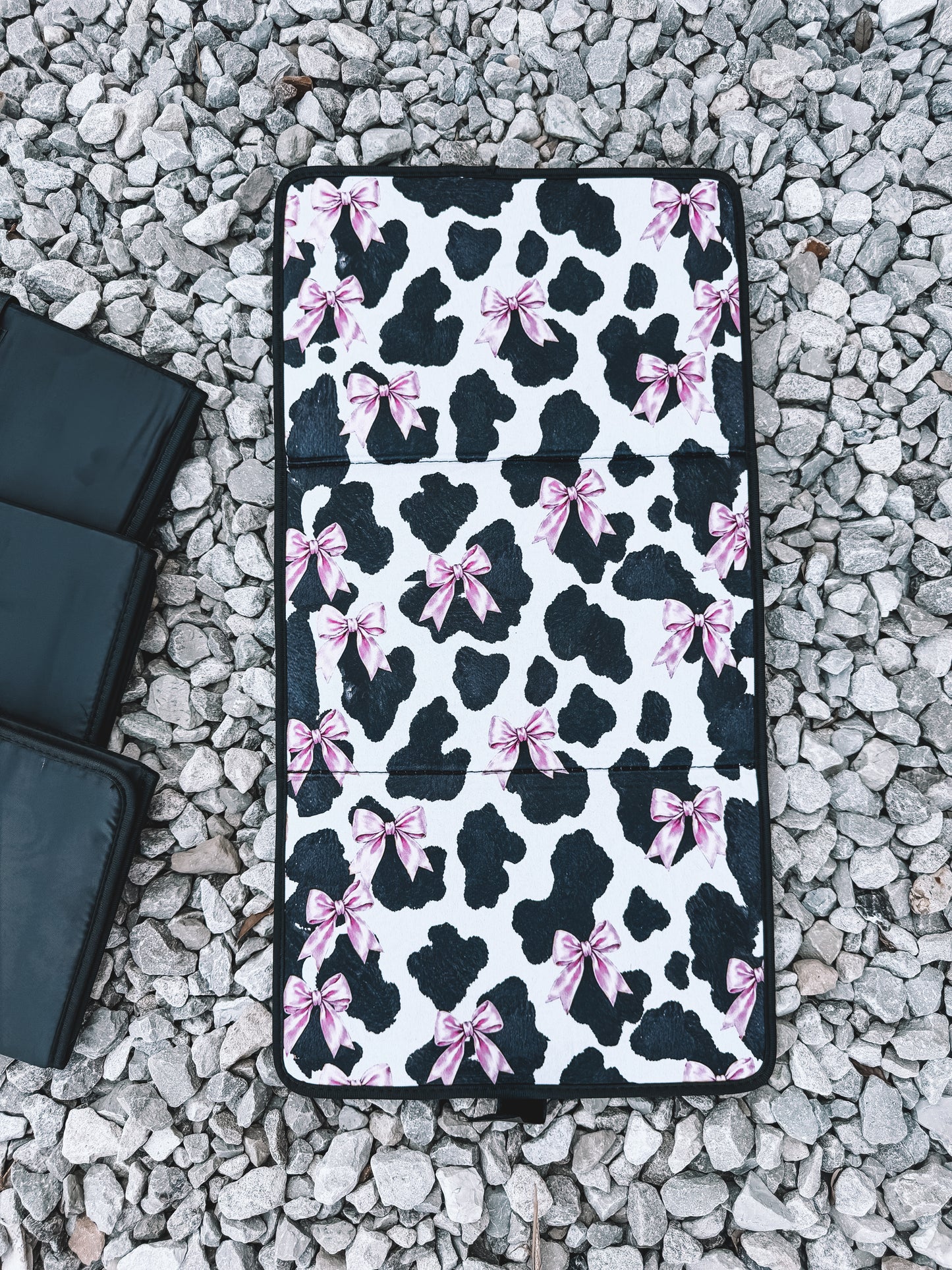 Portable Changing Pad - Coquette Cow