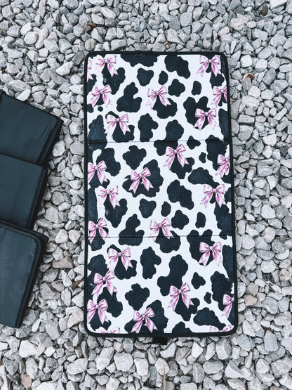 Portable Changing Pad - Coquette Cow