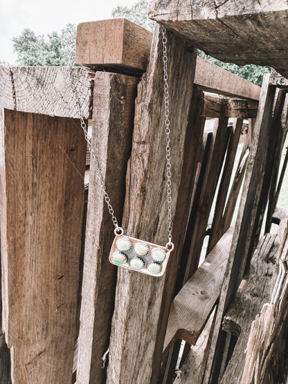 Stoned By Six Necklace in Green