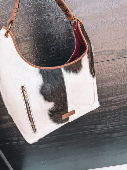 West Large Cowhide Purse