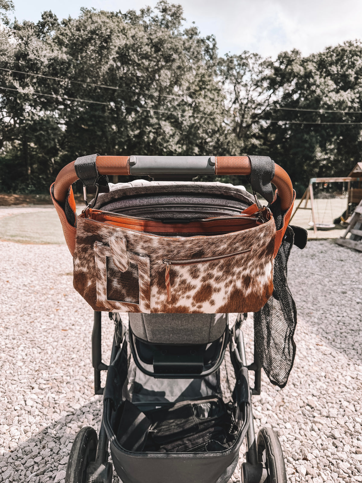 Cowhide Stroller Bag PREORDER