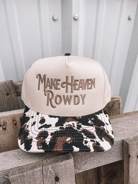 Make Heaven Rowdy Trucker Hat