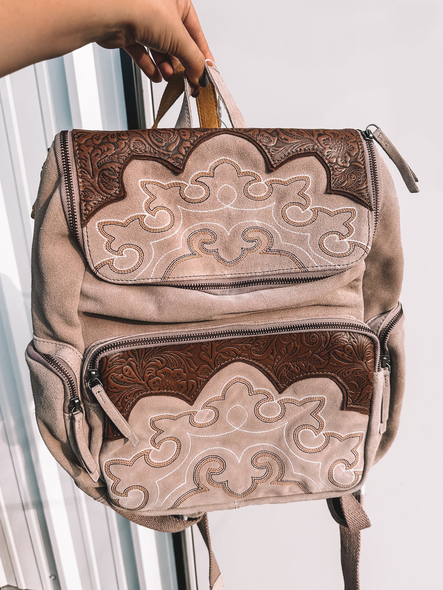 Rivers Stitched Backpack