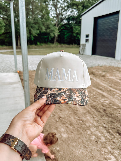 Mama Trucker Hat in Camo
