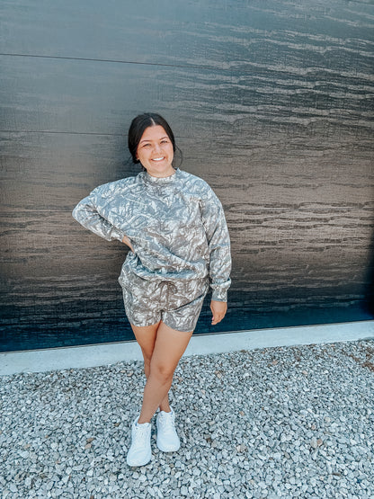Camo Shorts in Olive