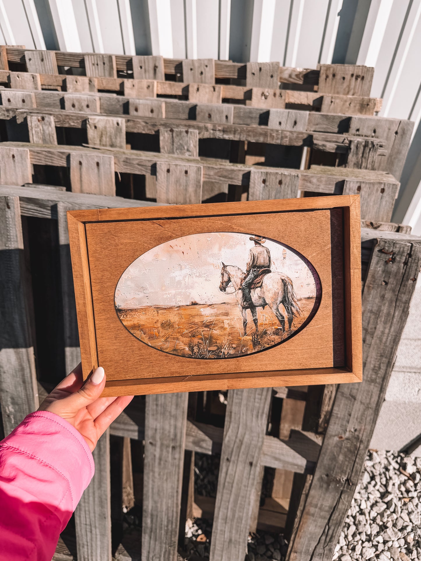 Solo Cowboy Wooden Decor