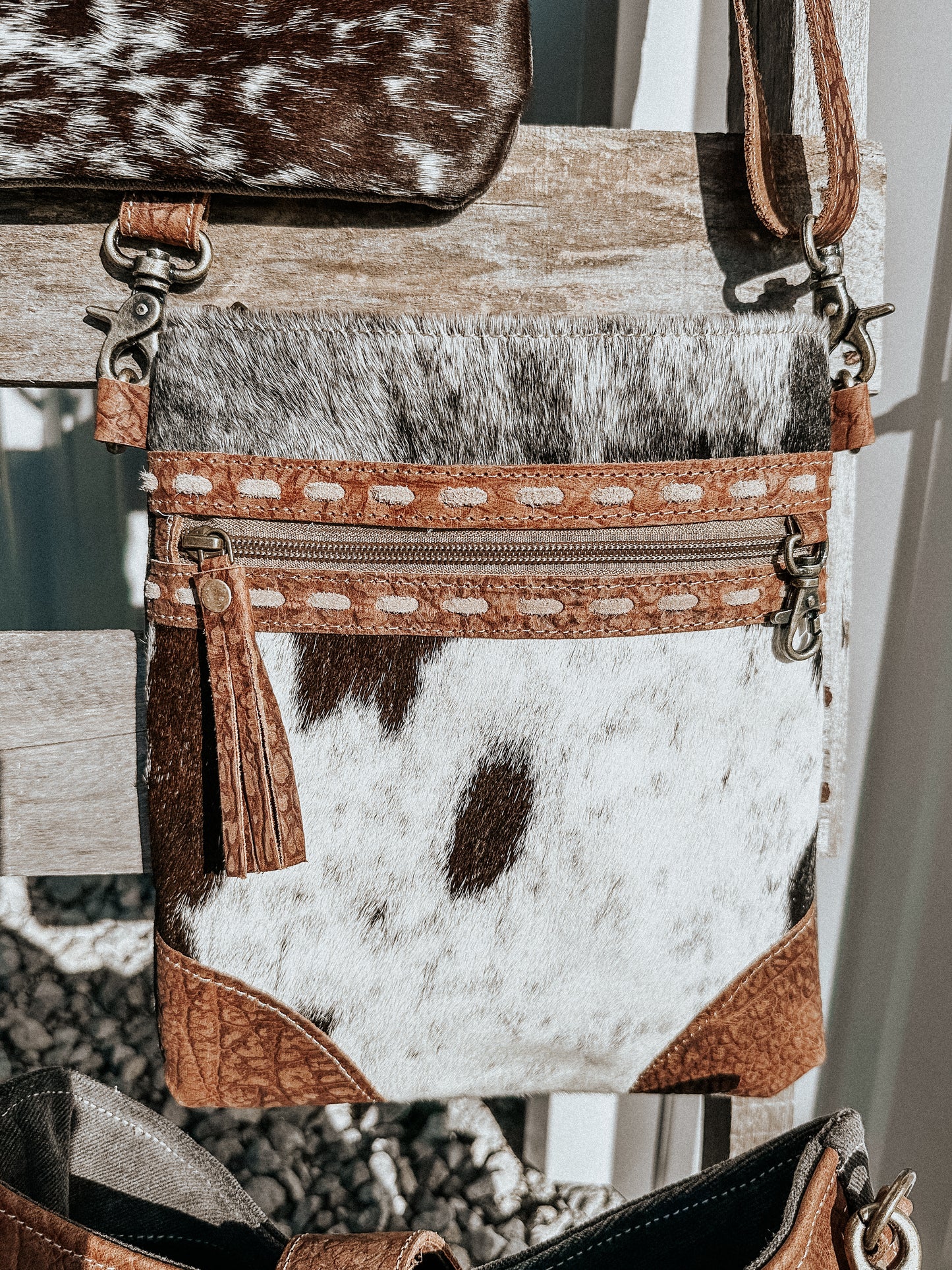 Gloss Cowhide Bag Collection - Set of 7