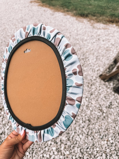 Gray Camo Steering Wheel Cover