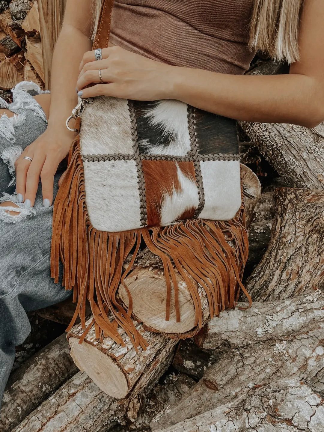 Chesney Cowhide Purse by Countryside Co.