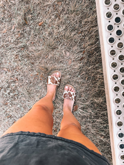 Cowhide Slides x L&L
