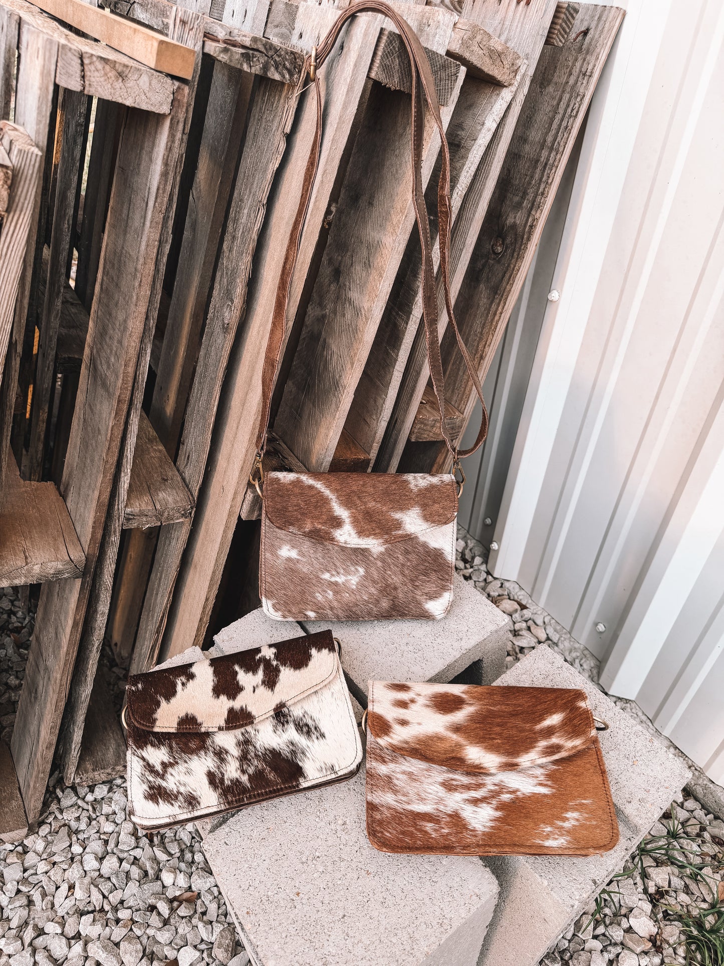 Hasty Cowhide Crossbody