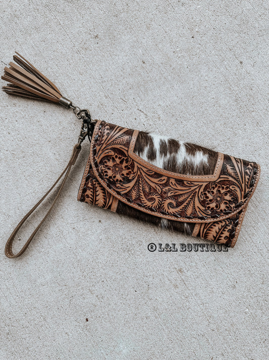 Prairie Cowhide Leather Wallet