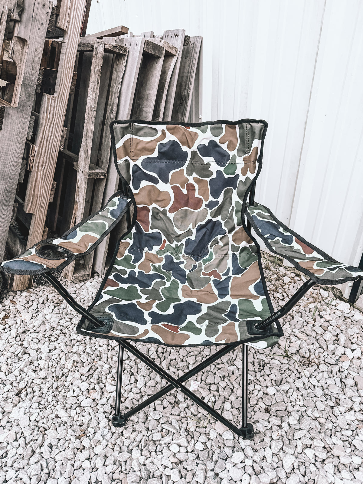 Old School Camo Lawn Chair - Adult PREORDER