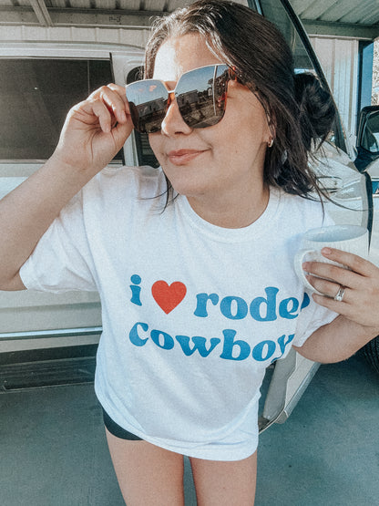 I Love Rodeo Cowboys Tshirt