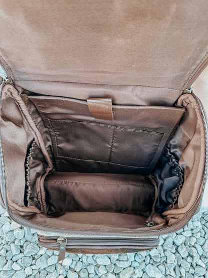 Diamond Cowhide Backpack
