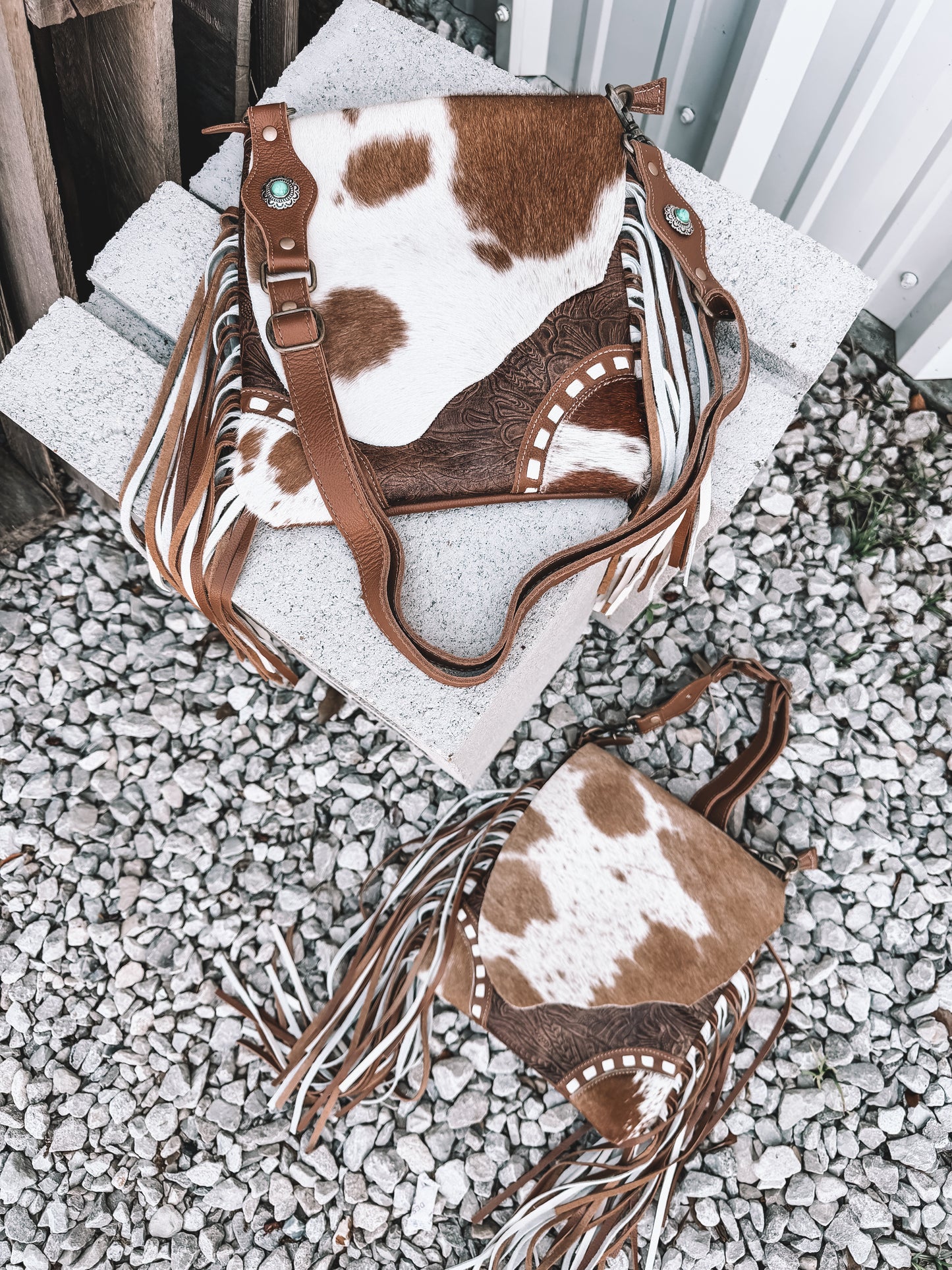 Mesa Prairie Concealed Carry Cowhide Crossbody