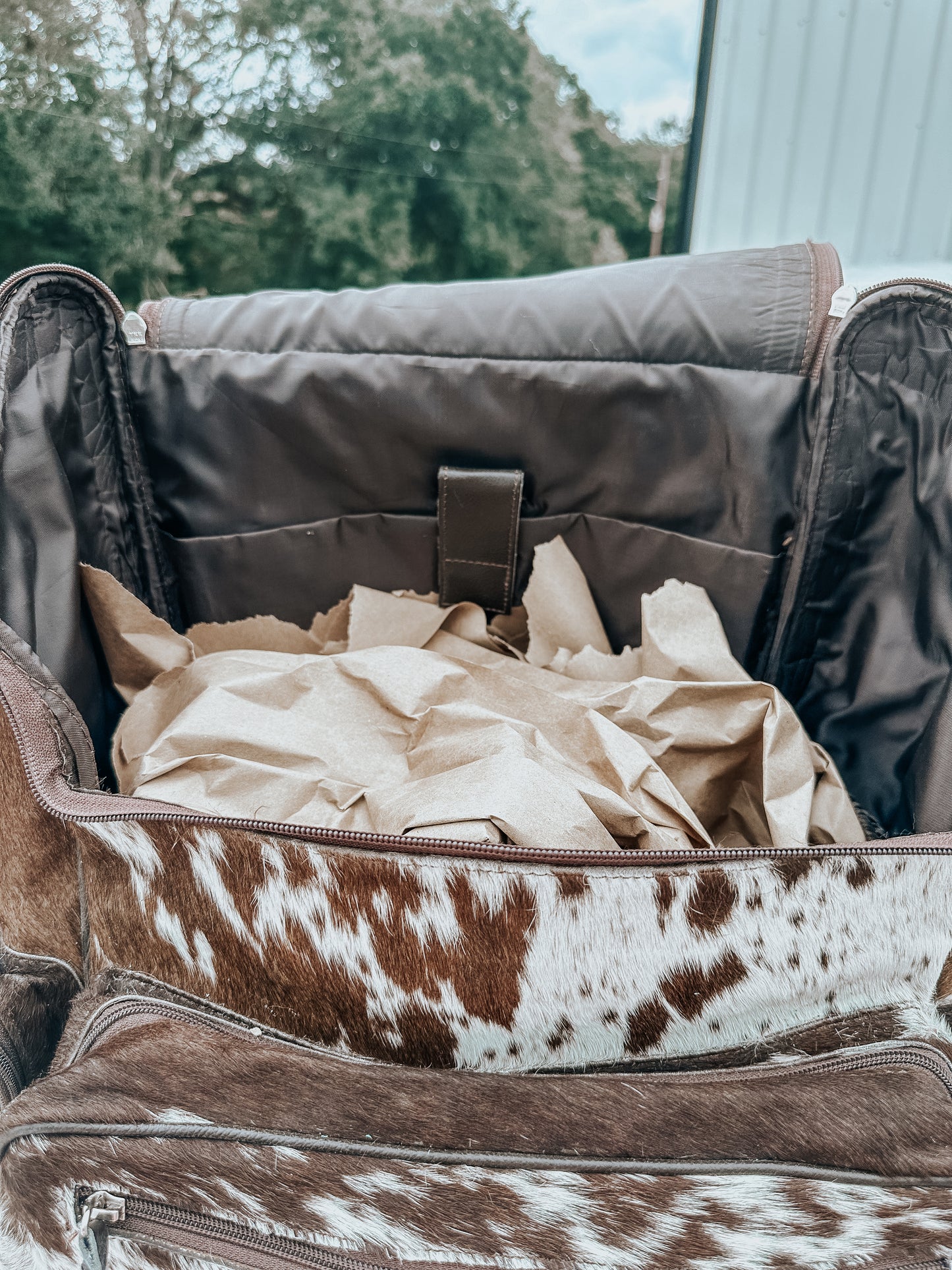 Load it Up Cowhide Backpack in Chocolate