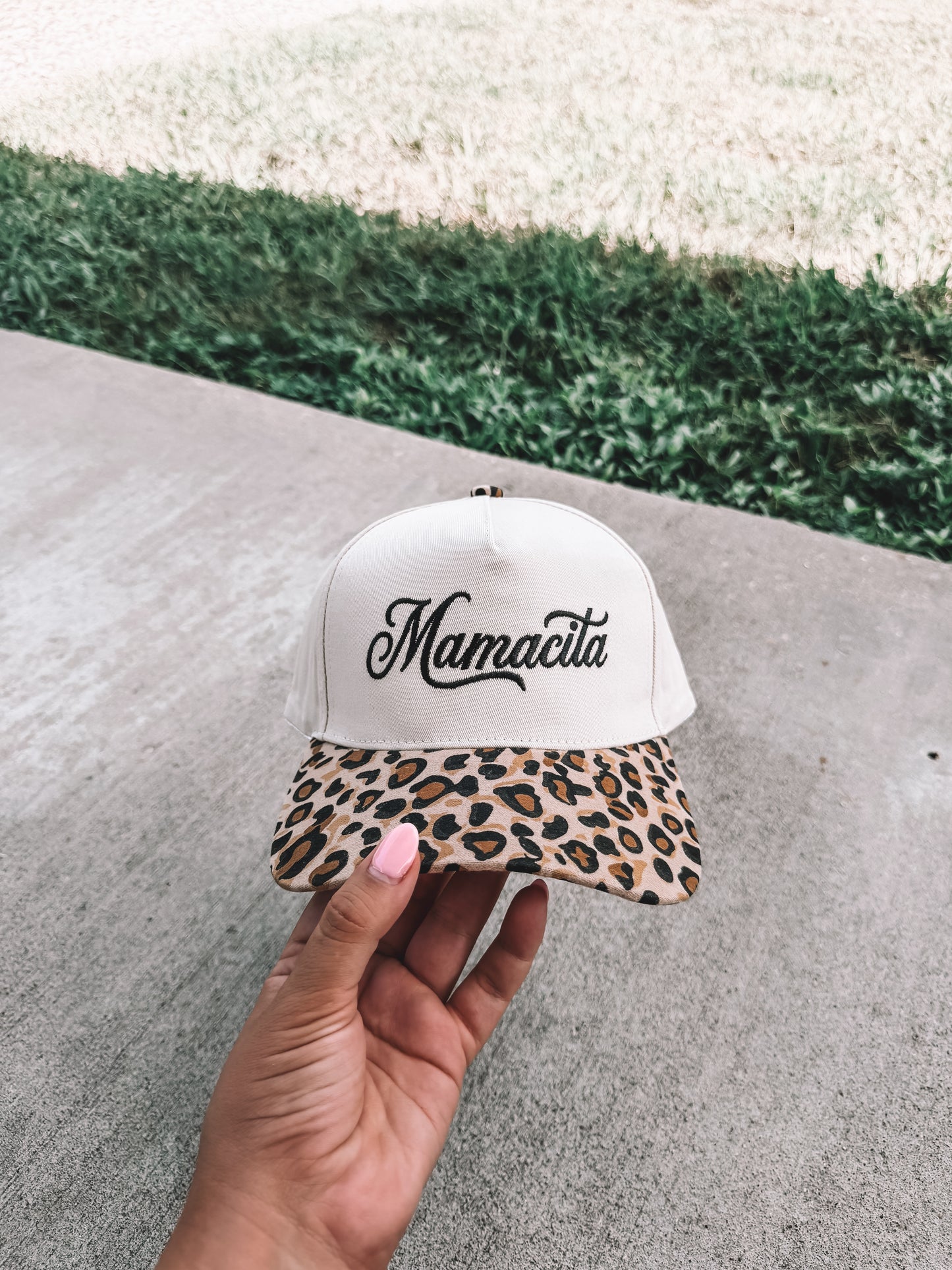 Mamacita Trucker Hat - Leopard
