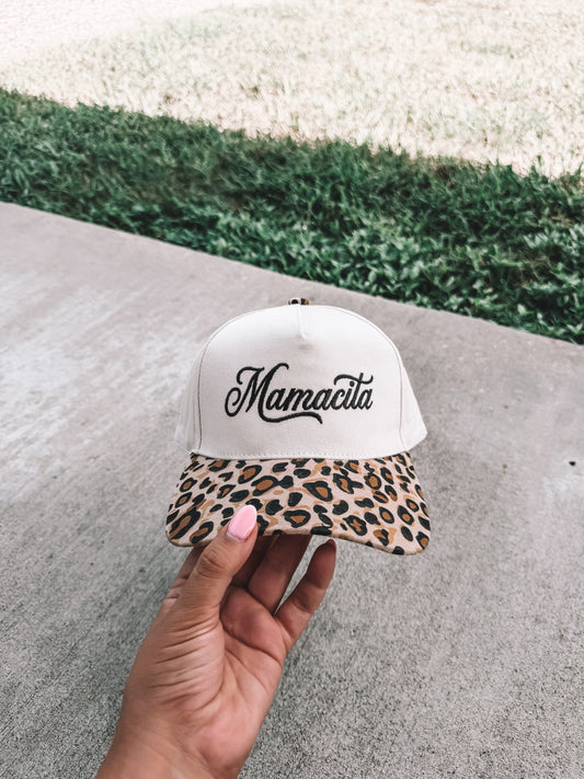 Mamacita Trucker Hat - Leopard